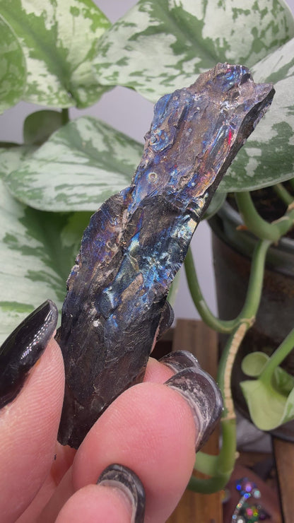 Iridescent Anthracite “Peacock Coal”- Pottsville, Pennsylvania