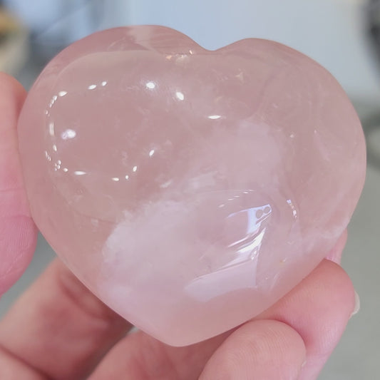 Rose Quartz Heart - 2.0 inches