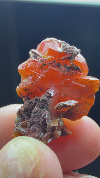 Wulfenite- Mammoth-Saint Anthony Mine, Tiger, Mammoth Mining District, Pinal County, Arizona, USA