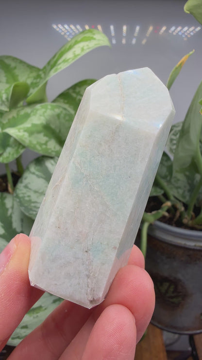 Amazonite Tower/Point (Isis Cut)- 2.5" inch tall