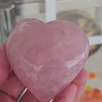 Rose Quartz Heart - 2.6 inches