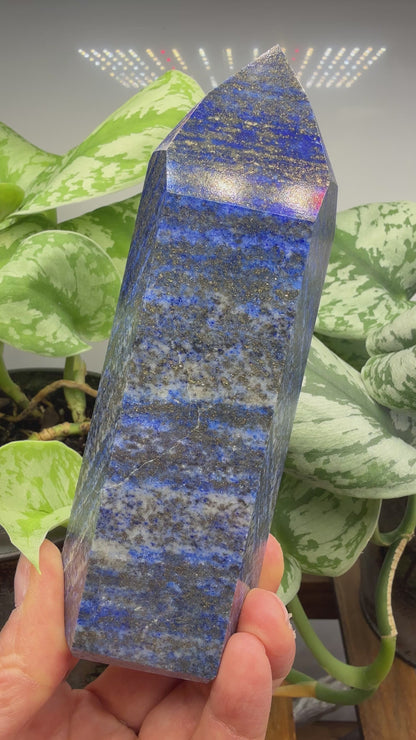 Lapis Lazuli Tower (Isis Cut)- 5.25 inches