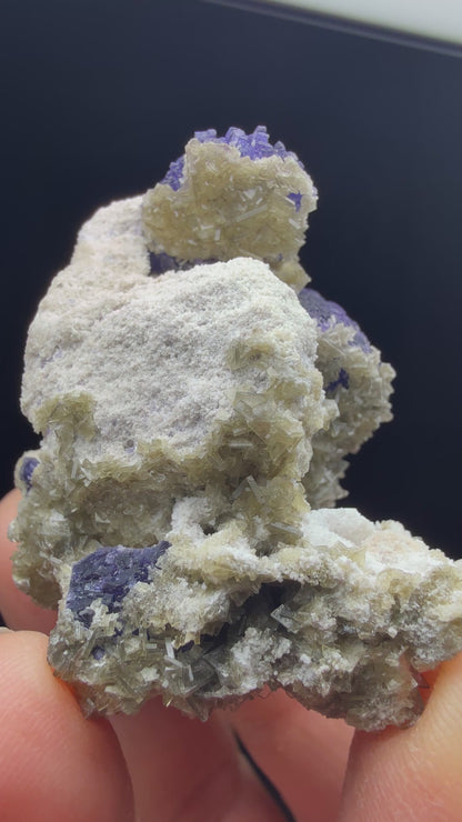 Fluorite, Barite- Nakaye #4 Mine, Derry District, Sierra Co, New Mexico, USA