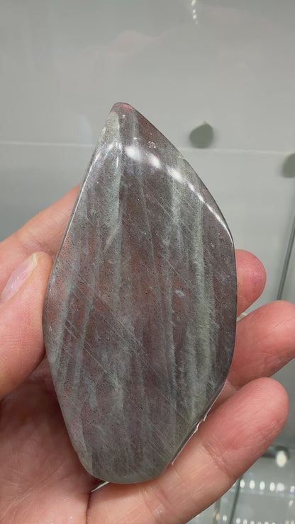 Labradorite Freeform with Rainbow Flash- 3.3" inches