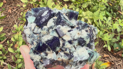 Fluorite - Supernova Pocket, Diana Maria Mine, Frosterley, Weardale, Co. Durham, England
