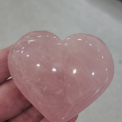 Rose Quartz Heart - 2.3 inches