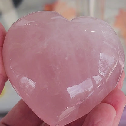 Rose Quartz Heart - 2.2 inches