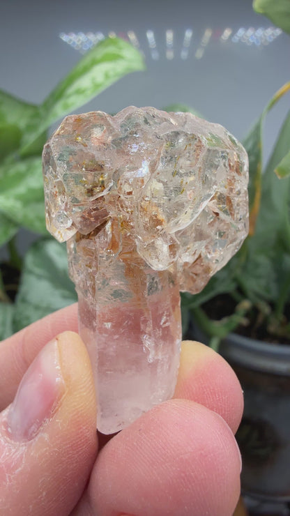 Petroleum Quartz Sceptre ("Firefly Quartz")- Madirobe, Antsalova District, Melaky, Madagascar