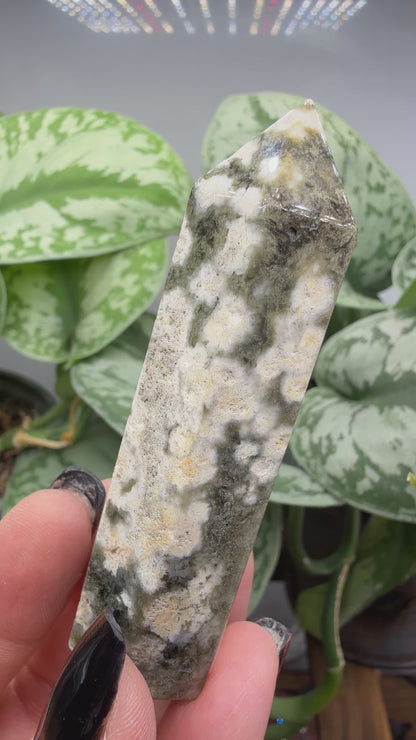 Orbicular Jasper Tower- Madagascar