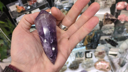 Vogel Wand- Amethyst