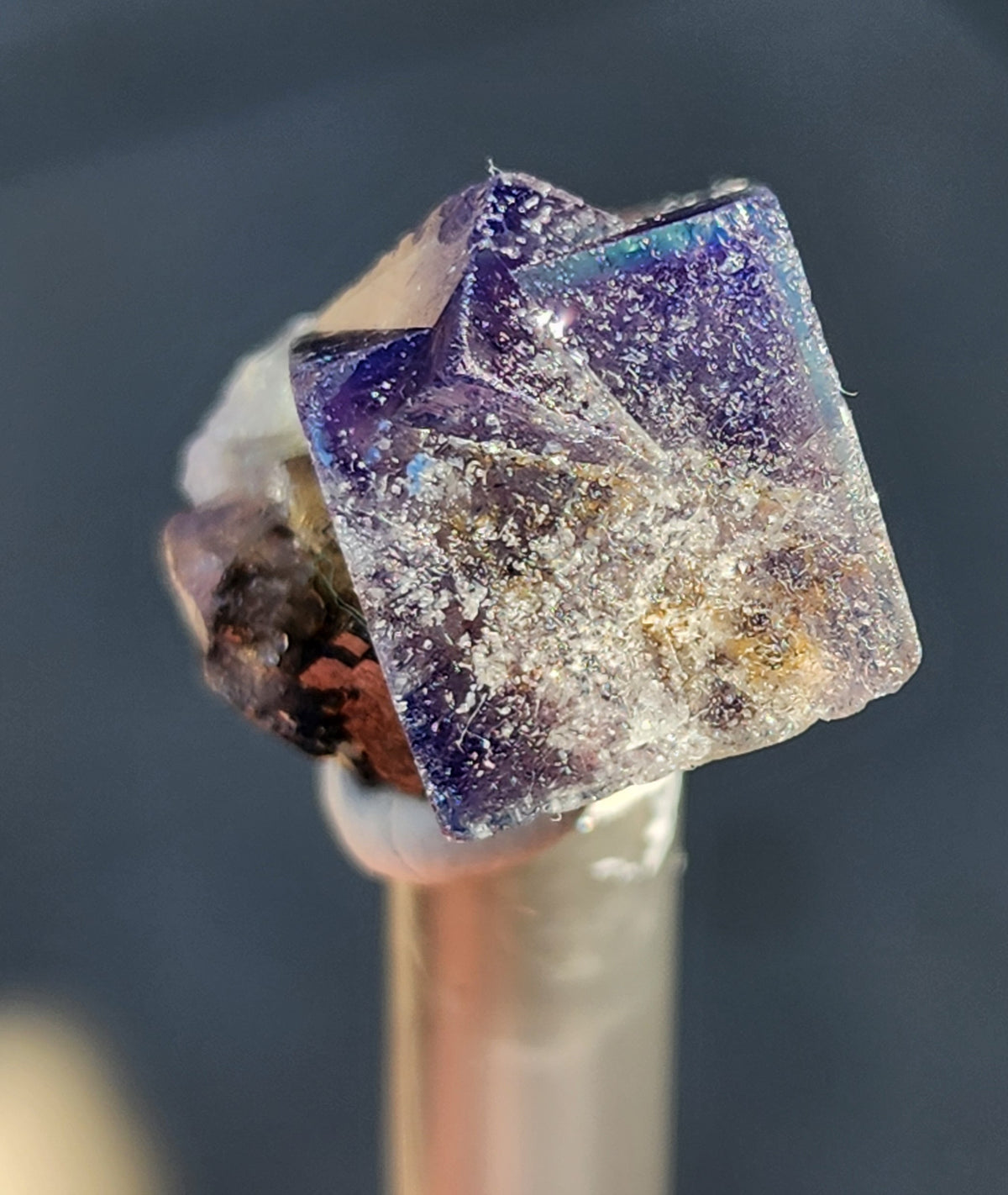 Fluorite- Naughty Gnome Pocket, Diana Maria Mine, Frosterley, Weardale, Co. Durham, England