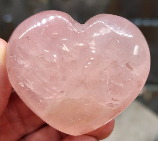 Rose Quartz Heart - 2.0 inches