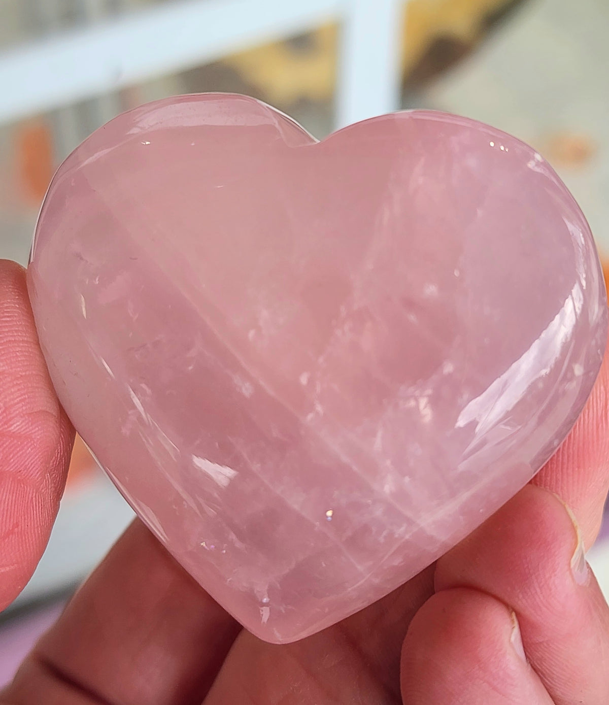 Rose Quartz Heart - 2.0 inches