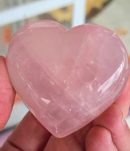 Rose Quartz Heart - 2.0 inches