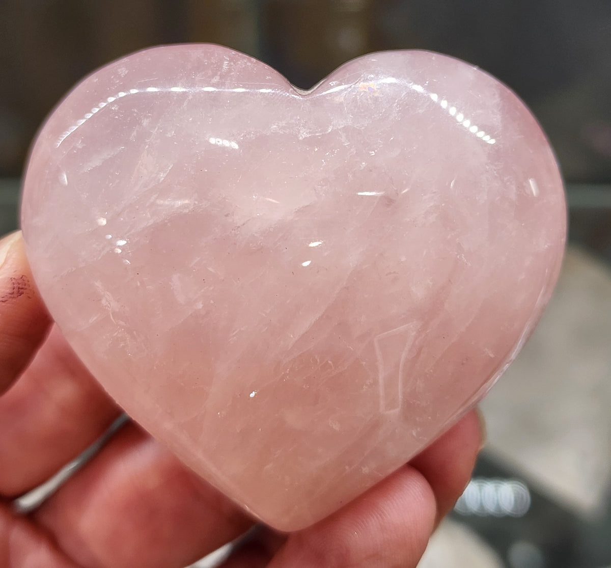 Rose Quartz Heart - 2.2 inches