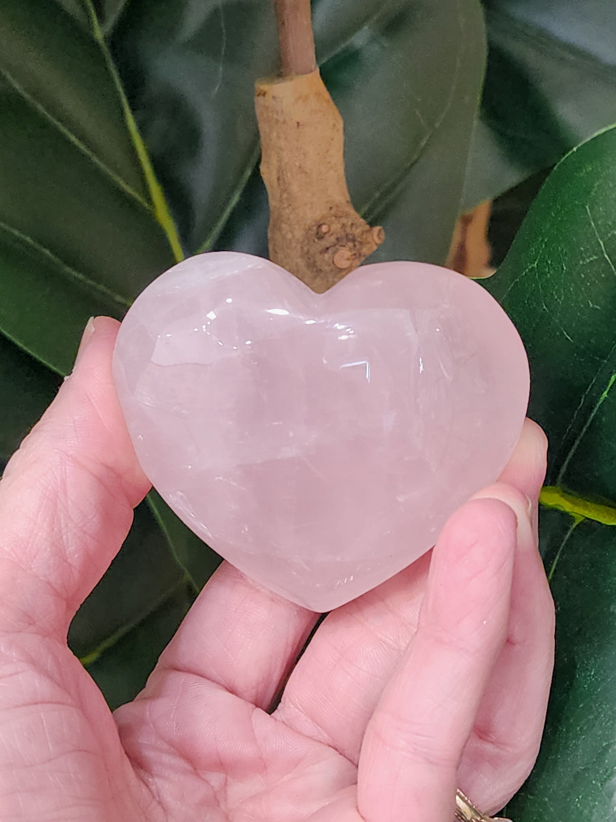 Rose Quartz Heart - 2.5 inches