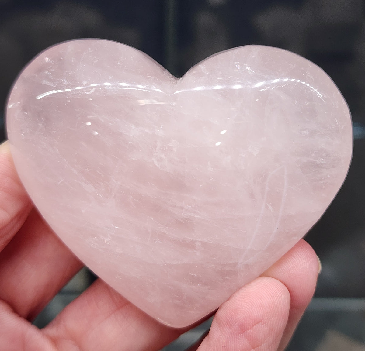Rose Quartz Heart - 2.3 inches