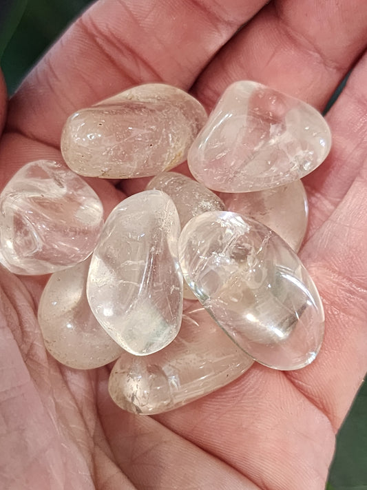 Clear Quartz Tumbles