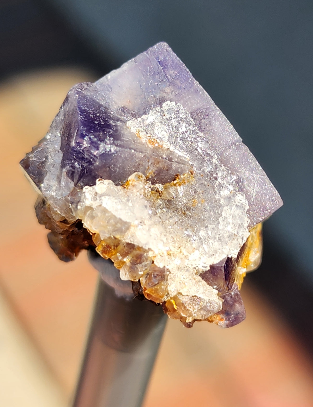 Fluorite- Milky Way Pocket, Diana Maria Mine, Frosterley, Weardale, Co. Durham, England