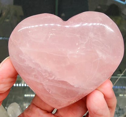 Rose Quartz Heart - 2.6 inches