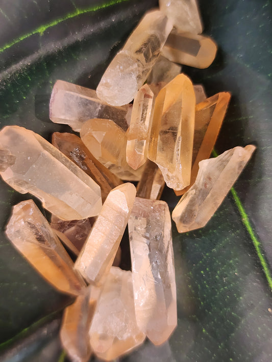 Tangerine Quartz Points