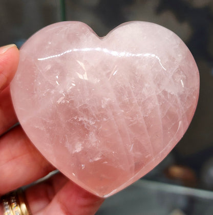 Rose Quartz Heart - 2.2 inches