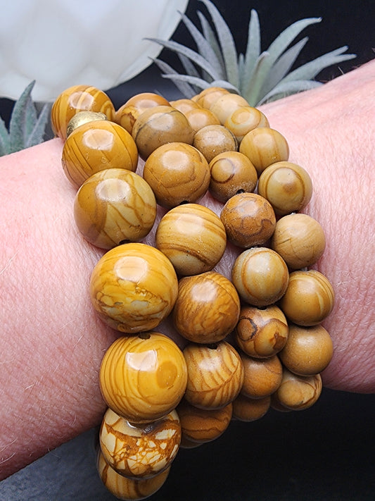 Yellow Jasper Crystal Bracelet