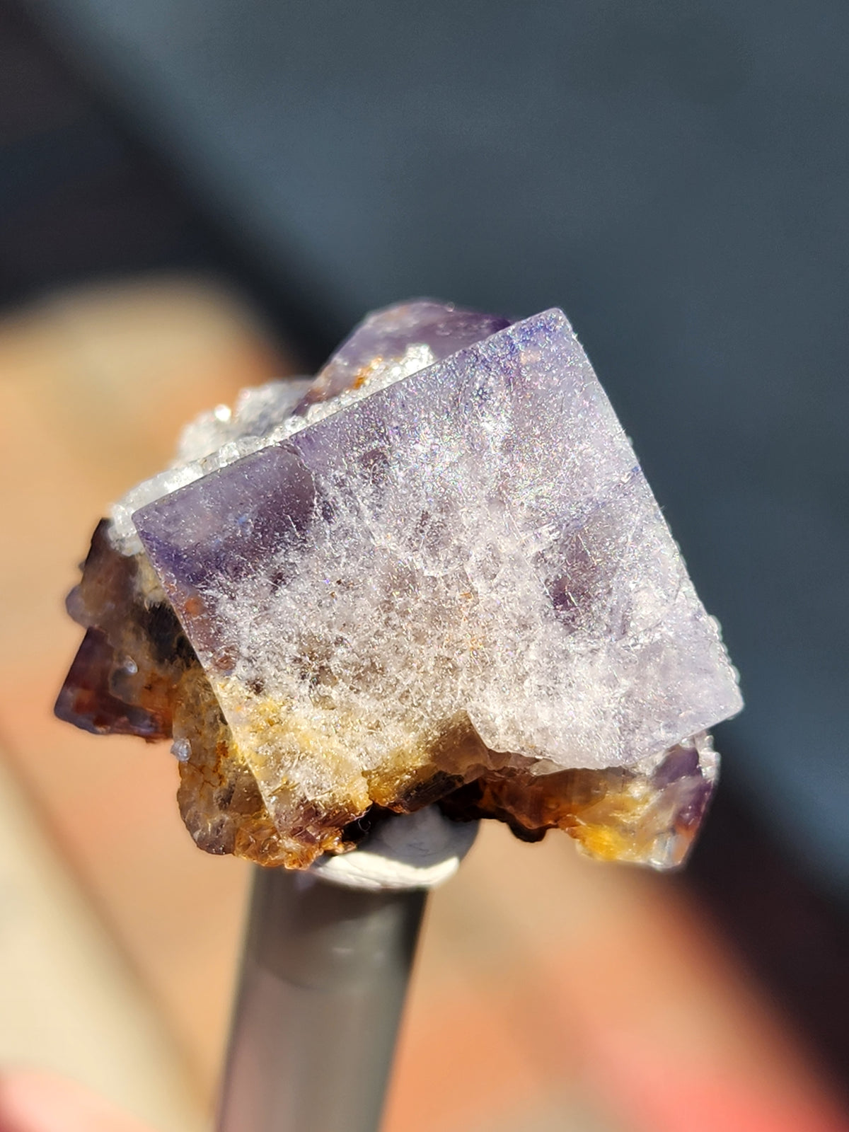 Fluorite- Milky Way Pocket, Diana Maria Mine, Frosterley, Weardale, Co. Durham, England