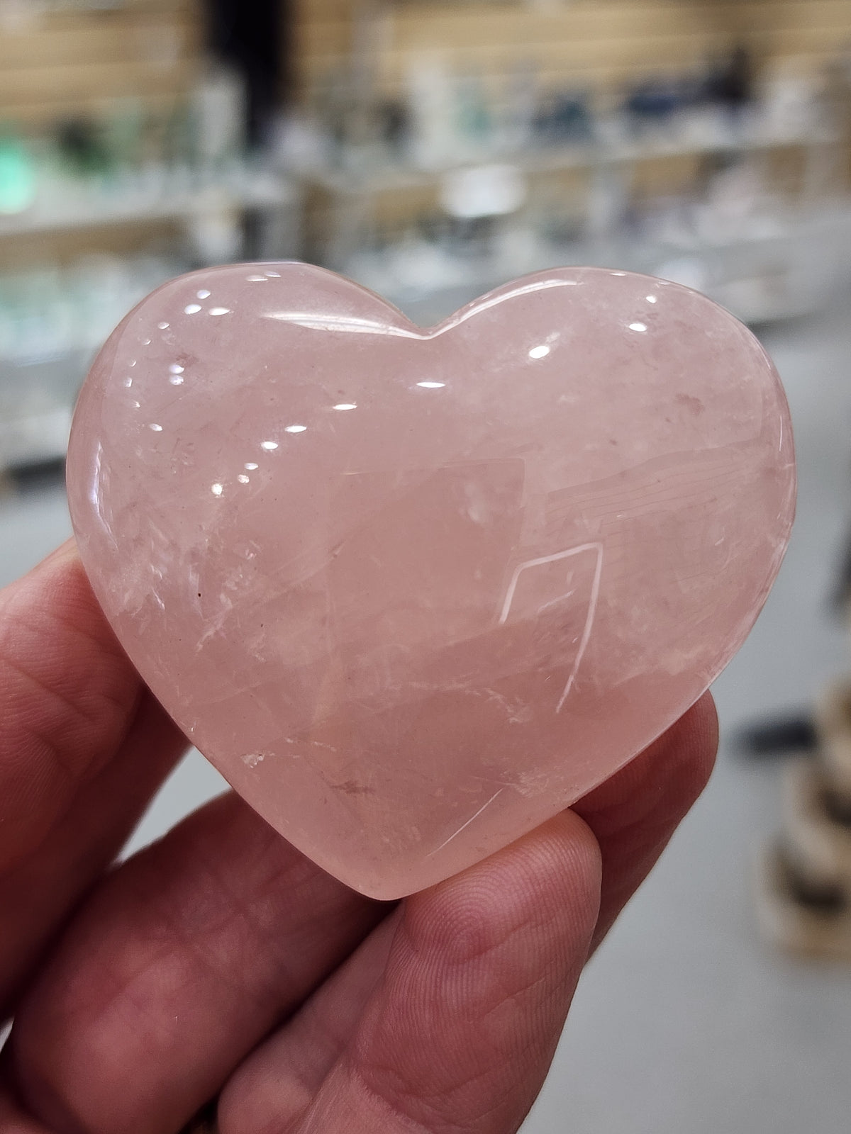 Rose Quartz Heart - 2.0 inches
