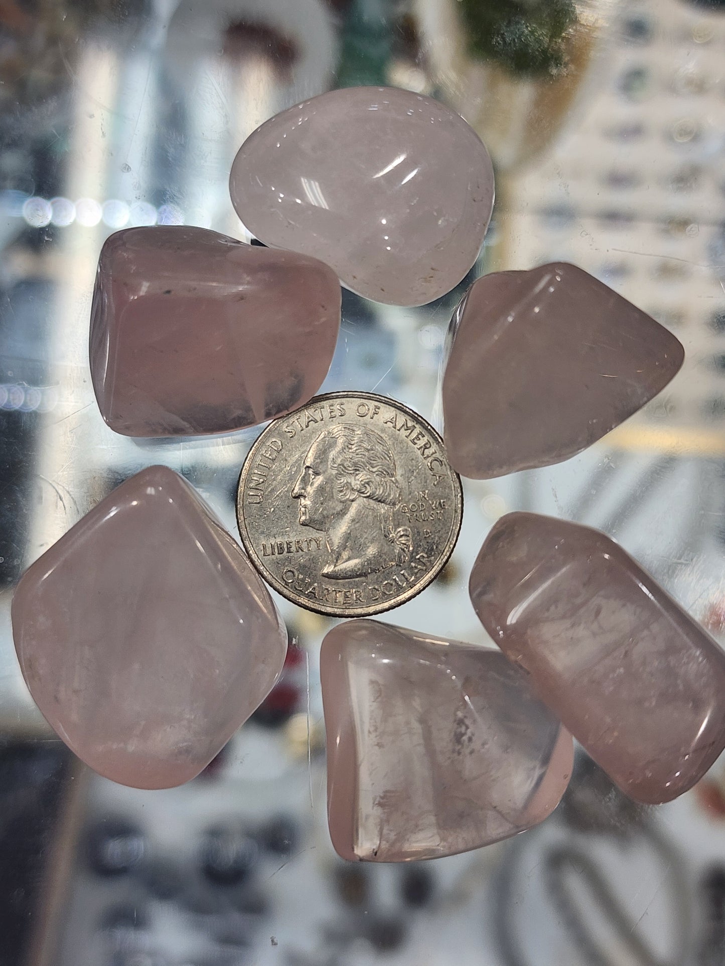 Rose Quartz Tumbles
