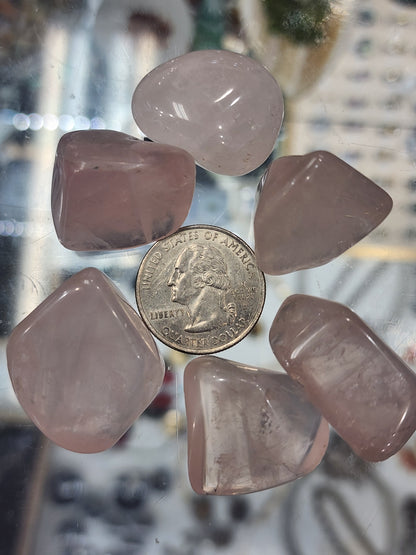 Rose Quartz Tumbles