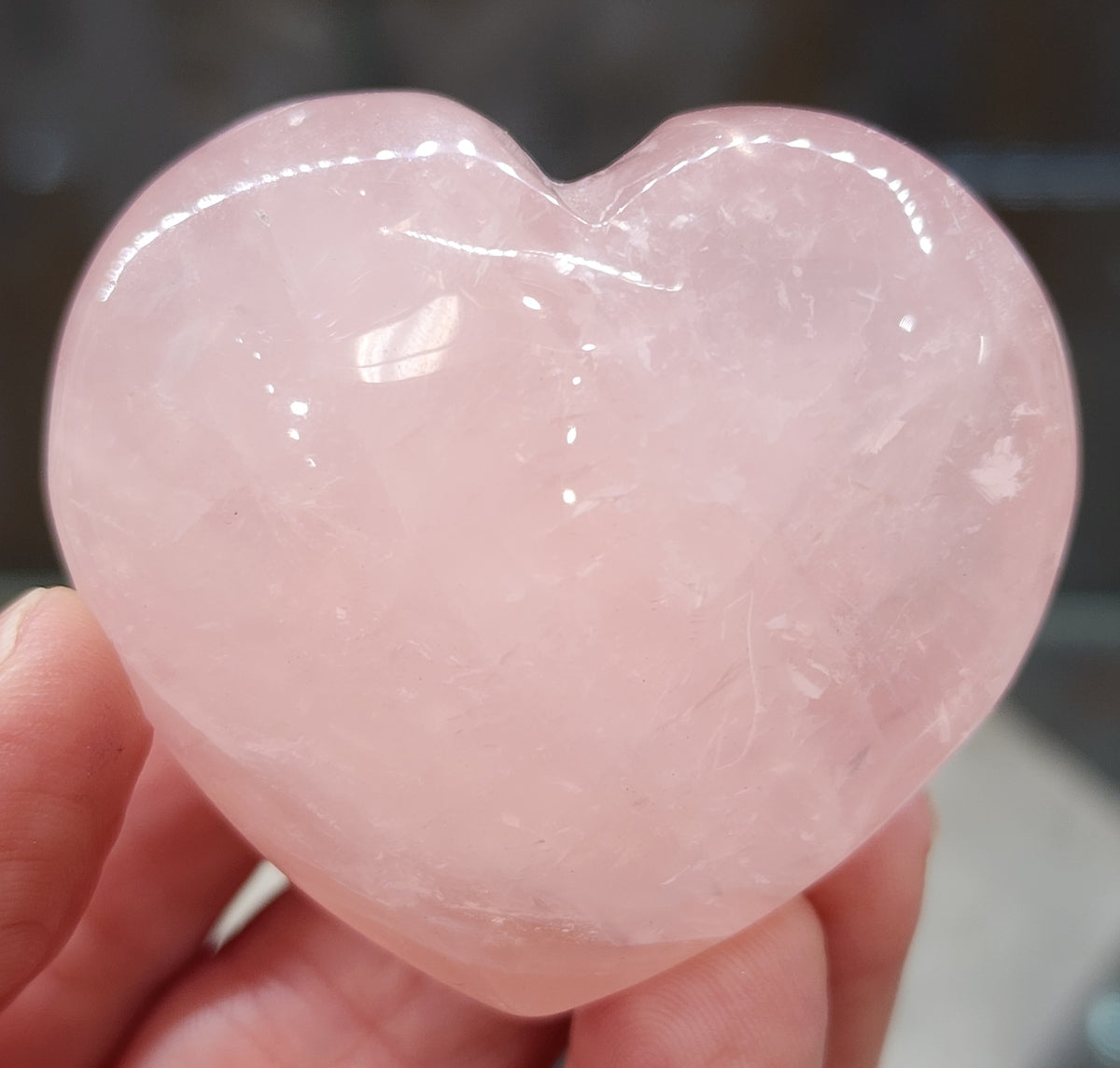 Rose Quartz Heart - 2.0 inches