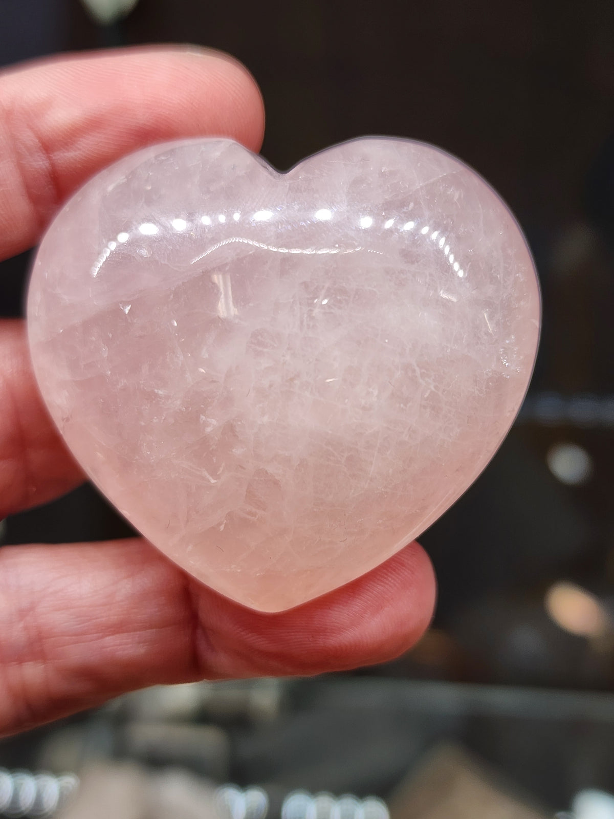 Rose Quartz Heart - 1.9 inches