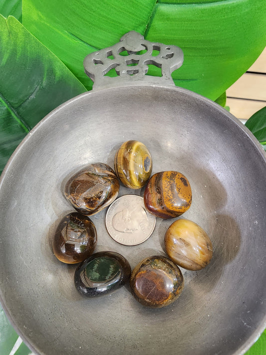 Tiger Eye Tumbles